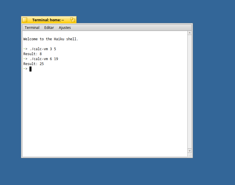 calc-vm virtualized by NVMM